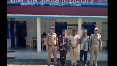 थल: थल पुलिस ने शांतिभंग के मामले में तीन लोगों का किया चालान
