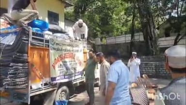 ननखड़ी: आपदा प्रभावितों की मदद के लिए आगे आए नारायणगढ़ की उम्मीद वेलफेयर ट्रस्ट और मदरसा जिनातुल उलूम