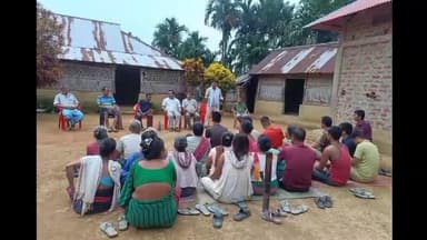 গণ্ডাছড়া: রাইমাভ্যালী: রাম লোচন পাড়ায় বিজেপির পাড়া ভিত্তিক উঠানসভা