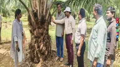 Farmer Rupi Reddy from Telangana earns ₹12L annually from oil palm under #NMEO_OP, showcasing Aatmanirbhar success.