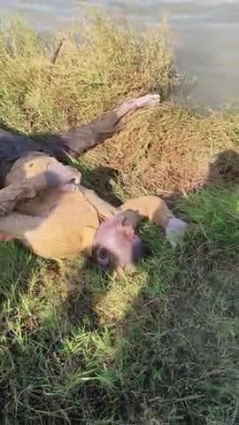 bairad saparwada ke taalab main mili ek lahash