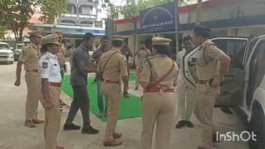 మట్టేవాడ పోలీస్ స్టేషన్ ను తనిఖీ చేసిన పోలీసు కమిషనర్ సన్ ప్రీత్ సింగ్