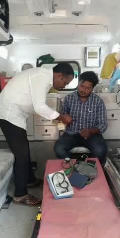 సదాశివనగర్: సదాశివనగర్ లో 108 అంబులెన్స్ ఆకస్మిక తనిఖీ చేసిన కామారెడ్డి జిల్లా మేనేజర్ తిరుపతి