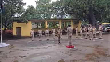 तमनार: एसपी पटेल ने तमनार थाने का वार्षिक निरीक्षण किया, अनुशासन और जनसेवा पर दिया जोर