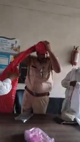 bishambar s.h.o. shab ka kiya swagat bijjo sarpanch shibbo