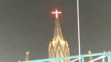 திசையன்விளை: திசையன்விளை உலக ரட்சகர் திருத்தல 141 வது பெருவிழா கொடியேற்றத்துடன் தொடங்கியது.