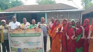 #स्वच्छता ही सेवा 2025 के आलोक में प्रखंड कुमारखंड ग्राम पंचायत लक्ष्मीपुर चंडीस्थान अंतर्गत स्वच्छता अभियान चलाया गया।।