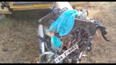 एलेनाबाद: ऐलनाबाद के मौजूखेड़ा क्षेत्र में स्कूल वैन की टक्कर से मोटरसाइकिल सवार की मौत