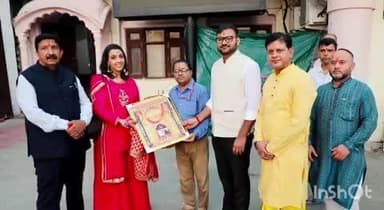 ज्वालामुखी: उप मुख्यमंत्री मुकेश अग्निहोत्री ने अपनी बेटी और दामाद के साथ शक्तिपीठ श्री ज्वालामुखी मंदिर में माथा टेका
