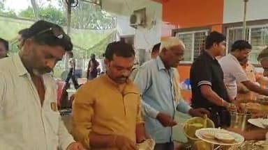 #राम तिलक हनुमान मंदिर पुरैनी में परिवर्तन ग्रुप के द्वारा कराया गया विशाल भंडारा।#