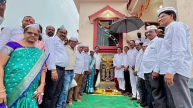 म्हसळा: म्हसळा तालुक्यातील मौजे पानवे येथे म्हसळा तालुका कुणबी समाज पश्चिम विभाग मध्यवर्ती सामाजिक सभागृहाचे लोकार्पण