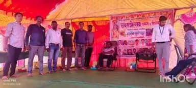 भामरागड: श्री श्री दुर्गापूजा समीती भामरागड यांचा वतीने भव्य रक्तदान व आरोग्य तथा रक्त चाचणी शिबीर, २२ रक्तदात्यानी केले रक्तदान