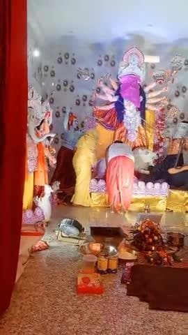 ग्राम सदहपुरा में मां दुर्गा जी का पट खुले ##मुख्य पुजारी राजीव रंजन सिंह