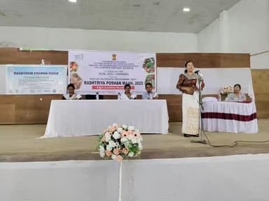 Rashtriya Poshan Maah observed in Chandel
#RashtriyaPoshanMaah
#PoshanMaah