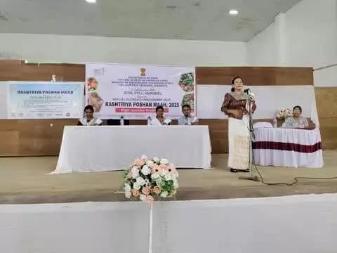 Rashtriya Poshan Maah observed in Chandel
#RashtriyaPoshanMaah
#PoshanMaah