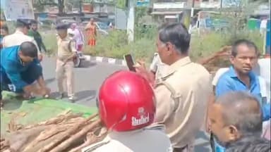 दगौरा: लकड़ी के बोझ तले छुपाई गई विदेशी शराब, डगरूआ थाना पुलिस ने जुगाड़ गाड़ी को पकड़ा