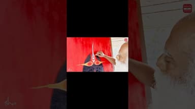 सद्गुरु ने देवी को कैनवास पर जीवंत किया #Throwback