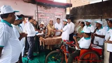 बहरी: ग्राम ताला में दिव्यांगजनों के लिए उद्यमिता विकास प्रशिक्षण कार्य संपन्न