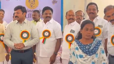 காரியமங்கலம்: அடிலம் பகுதியில் உங்களுடன் ஸ்டாலின் முகாமினை மாவட்ட ஆட்சியர் மற்றும் தருமபுரி எம்.பி.மணி ஆகியோர் துவக்கி வைத்தனர்.