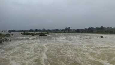 కౌలాస్ నాల  ప్రాజెక్ట్  ఒక  గేటు ఎత్తివేత