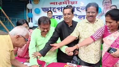 হাঁসখালি: মহাষ্টমীতে হাঁসখালীতে একাধিক কর্মসূচীতে নদীয়া দক্ষিণ জেলা তৃণমূল নেতৃত্ব