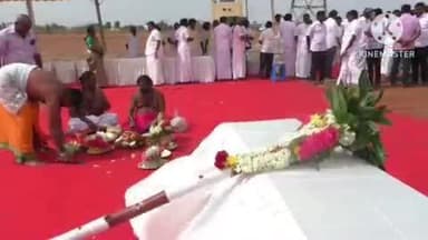 கடவூர்: கோடங்கிபட்டி அருகே செப்டம்பர் 17ஆம் தேதி முப்பெரும் விழாவை முன்னிட்டு கால்கோள் ஊன்றும் விழா எம்எல்ஏக்கள் பங்கேற்பது