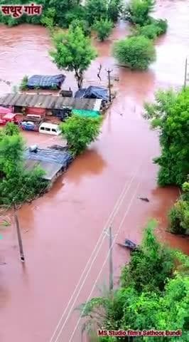 जी हां आज की ताजा खबर बूंदी जिले के हिंडोली तहसील के ग्राम पंचायत सथूर में बारिश के कारण बहुत ही बुरे हाल