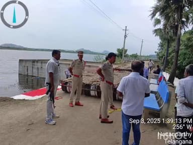 హసన్పర్తి: హసన్ పర్తి పెద్ద చెరువును సందర్శించిన కాజీపేట ఏసిపి