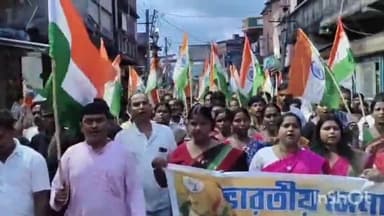 সোনামুখী: সোনামুখী মন্ডল বিজেপির তরফে প্রতিবাদ মিছিল ও পথসভা অনুষ্ঠিত হল সোনামুখী বাজারে, উপস্থিত বিধায়ক দিবাকর ঘরামী