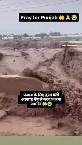 punjab me pure Gaon bhara Pani tailab #sab pareshan hai