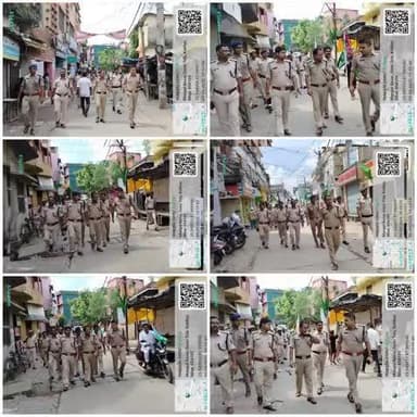 #ईद_ए_मिलाद_उन_नबी पर्व को शांतिपूर्ण और सुरक्षित माहौल में सम्पन्न कराने एवं विधि-व्यवस्था बनाए रखने के दृष्टिगत आज दिनांक 05.09.2025 को #पुलिस उपाधीक्षक, यातायात एवं पुलिस उपाधीक्षक, साइबर द्वारा पर्व के दृष्टिगत भीड़-भाड़ वाले संभावित क्