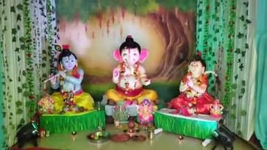 कुआकोण्डा: किरन्दुल बसस्टैंड मंडप में धूमधाम से मनाया जा रहा है गणेशोत्सव