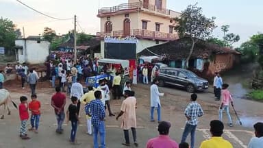 ग्राम घूरवाड़ा बड़े ही धूमधाम से # गणेश जी विसर्जन किया गया