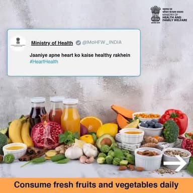 #HeartHealth | Want a healthier and stronger heart?
Start today by following these simple lifestyle changes.
#BeatNCDs
@MoHFW_INDIA @railminindia