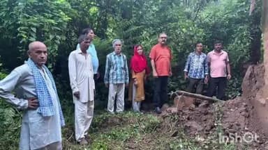 जसवां: जसवां प्रागपुर विधायक विक्रम ठाकुर ने लोअर भलवाल में आपदा ग्रस्त इलाकों का किया निरीक्षण