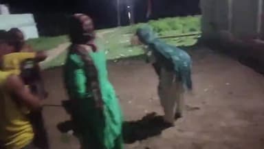 पैलानी के कस्बा नंबर 10 पीर बिया बनी बाबा के पास एक गर में निकला जहां गर में मां बाप बेटी मौजूद थी सौर मचाया पूरा
