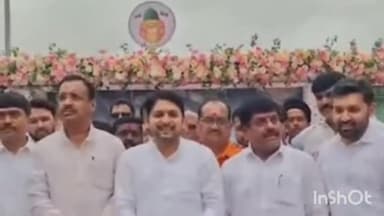 कडेगाव: कडेगावात बाळासाहेब पृथ्वीराज बाबा संग्राम भाऊ एकत्र