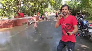 भयानक बाढ़ के चपेट में जारंग गायघाट (बिहार) #BrekingNews #Jarang