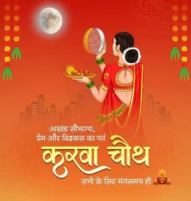 #करवा_चौथ
अखंड सौभाग्य,प्रेम और विश्वास के पर्व करवा चौथ सभी के लिए मंगलमय हो
