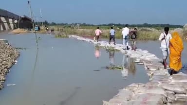 हायाघाट: हायाघाट में बागमती नदी में बाढ़, दर्जनों गांव में पानी फैला, सड़क से आवागमन बाधित