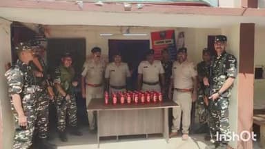 अंधराठाढ़ी: अंधराठाढ़ी थाना क्षेत्र में पुलिस एवं एसएसबी की संयुक्त कार्रवाई में करीब एक हजार लीटर अर्धनिर्मित चुलाई शराब नष्ट