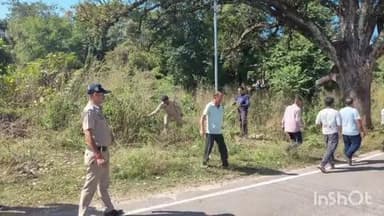 दादासिबा: पुलिस थाना डाडासीबा की टीम ने पंचायत बतवार में 4000 से 5000 प्राकृतिक रूप से उगे भांग के पौधों को किया नष्ट