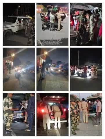 #पुलिस_अधीक्षक, कटिहार के निर्देशानुसार अपराध की रोकथाम एवं सुरक्षा व्यवस्था बनाए रखने हेतु #कटिहार_पुलिस द्वारा सभी थाना क्षेत्रों में सघन वाहन जाँच अभियान चलाया जा रहा है।