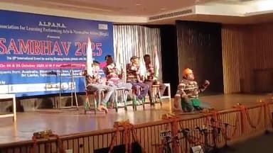 खंडवा के सेवन स्टार दिव्यांग डांस ग्रुप ने देशभक्ति गीत पर दिल्ली में किया डांस मचाई धूम