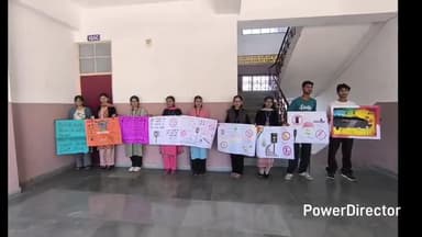 रेणुका: राजकीय महाविद्यालय संगड़ाह में 'सड़क सुरक्षा, जीवन सुरक्षा' विषय पर नारा लेखन एवं पोस्टर निर्माण प्रतियोगिता का आयोजन