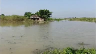 केवटी रनवे: नेपाल से छोड़े पानी से हनुमान नगर में बाढ़, किसानों की लाखों की फसल डूबी, मुख्यालय मार्ग पर पानी