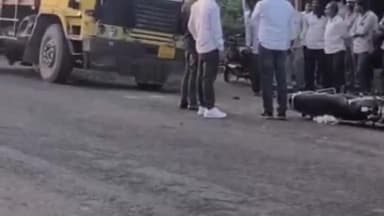 વિંછીયા: વીંછિયા ઓરી રોડ પર બાપા સીતારામ મંદિર સામે ડમ્પર અને બાઈક વચ્ચે અકસ્માત બાઈક ચાલકનું મોત