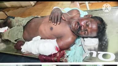 మధిర: మధిర రైల్వే స్టేషన్ సమీపంలో రైలు నుంచి జారిపడి వ్యక్తికి తీవ్ర గాయాలు