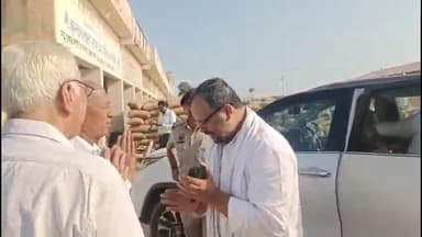 छछरौली: अंबाला सांसद वरुण मुलाना ने रविवार को छछरौली अनाज मंडी का दौरा किया