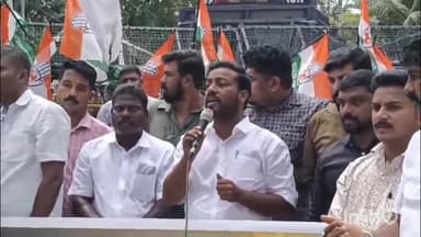 കോട്ടയം: ശബരിമല സ്വർണകൊള്ളയിൽ പ്രതിഷേധിച്ച് മന്ത്രി വി.എൻ വാസവന്റെ ഏറ്റുമാനൂരിലെ ഓഫീസിലേക്ക് യൂത്ത് കോൺഗ്രസ് മാർച്ച് നടത്തി